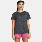 Under Armour Bekleidung Under Armour Tech Twist T-Shirt Damen-Schwarz