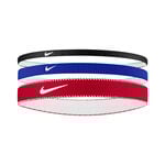Nike Bekleidung Nike Nike Flex Classic Mixed Haarband 3er Pack-Blau,Rot
