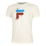 Nevio T-Shirt Herren-Creme,Blau