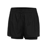 Saucony Bekleidung Saucony Elevate 4in 2in1 Laufshorts Damen-Schwarz