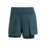 Match Shorts Damen-Petrol