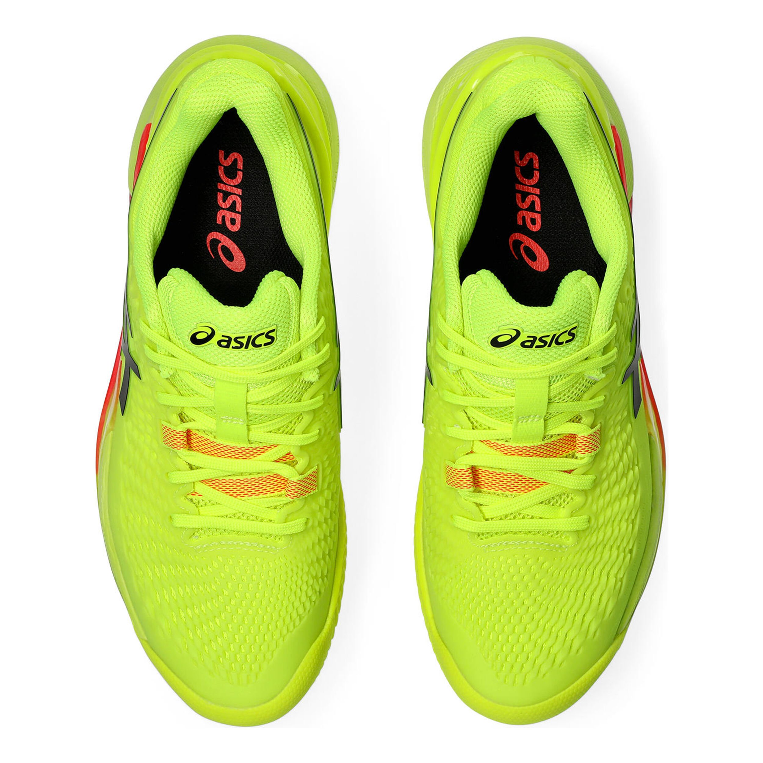 ASICS Gel Resolution 9 Clay Sandplatzschuh Damen Neongelb Neonorange online kaufen Tennis Point DE