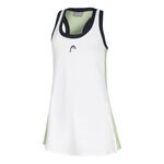 HEAD Bekleidung HEAD Play Tech Kleid Damen-Weiß,Dunkelblau