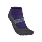 Falke Bekleidung Falke RU4 Endurance Cool Short Laufsocken Damen-Lila,Grau