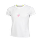 Quiet Please Bekleidung Quiet Please Retriever T-Shirt M&auml;dchen - wei&szlig;, pink