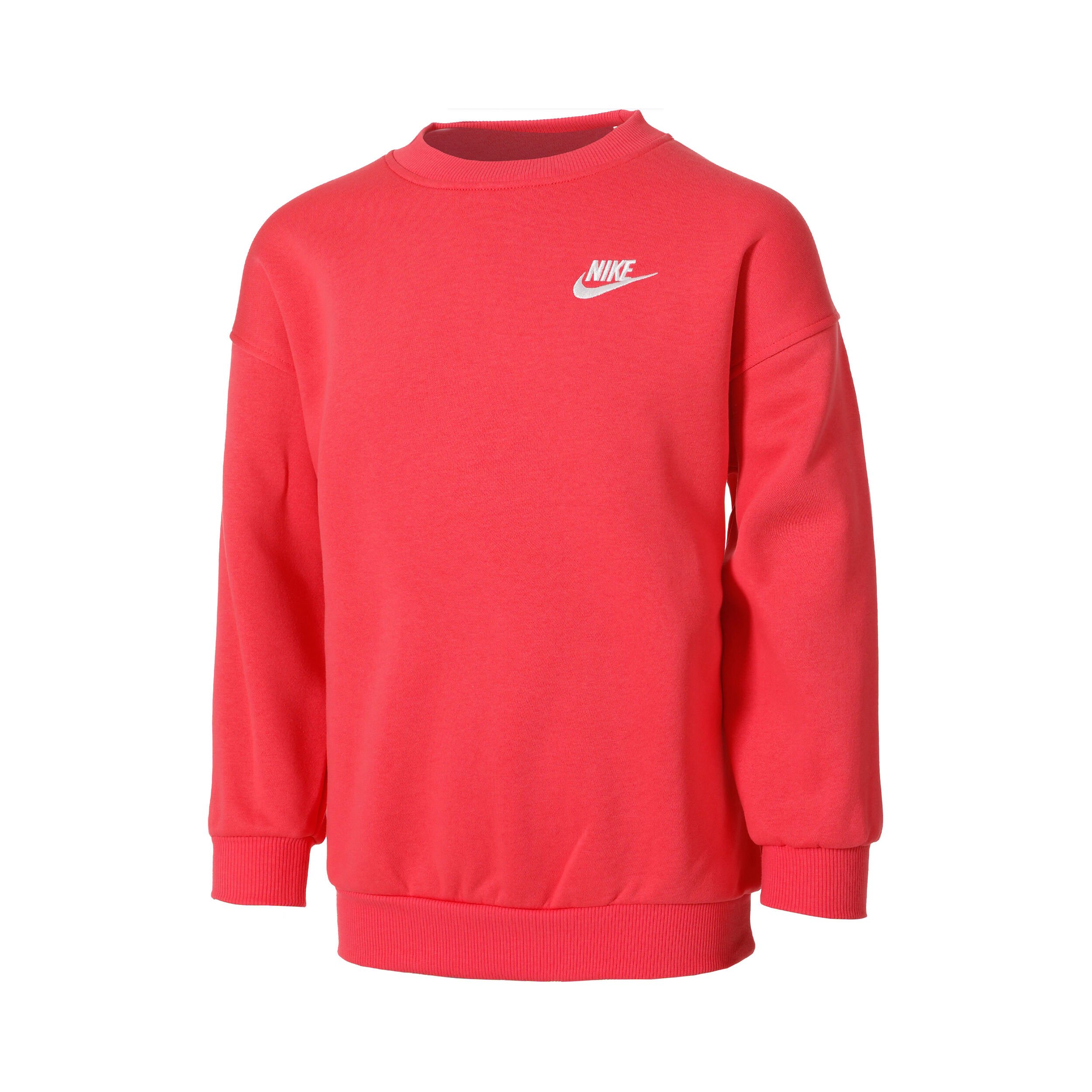 Club Fleece Oversized Crew Sweatshirt Madchen Pink