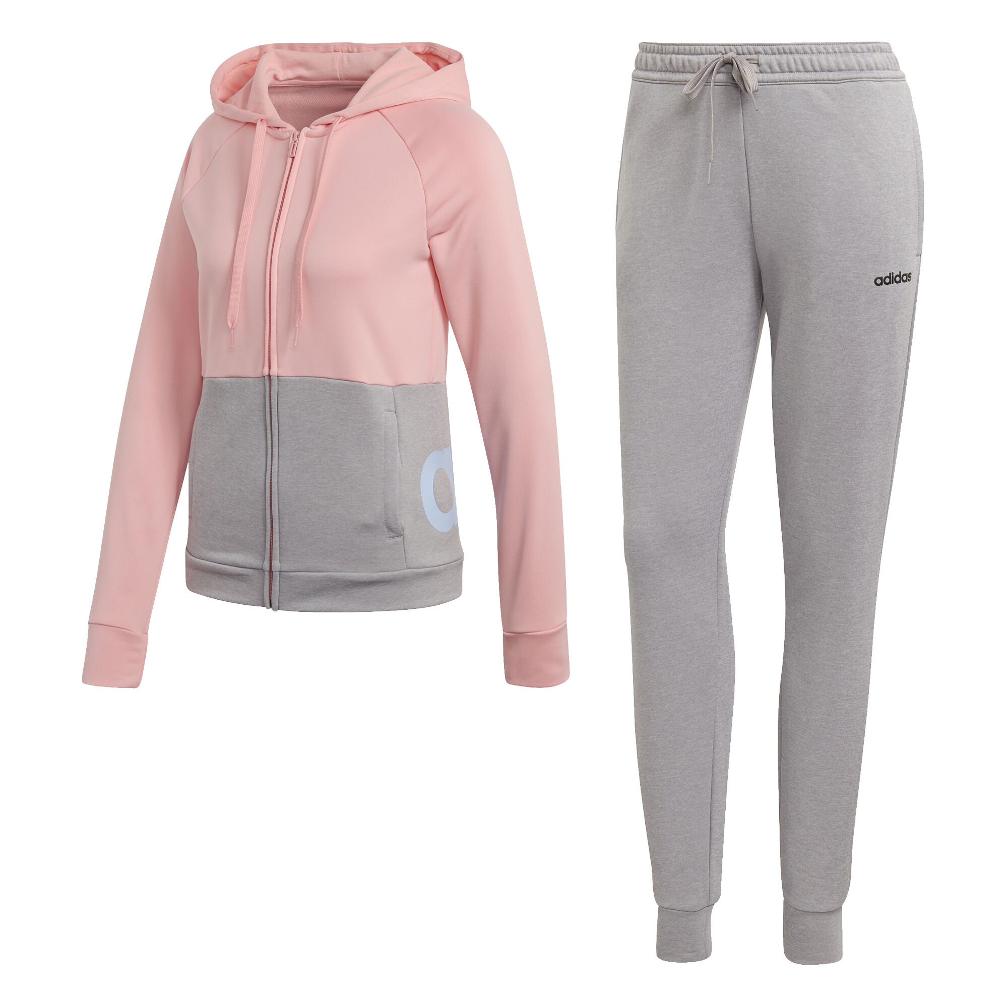 Adidas trainingsanzug damen rosa grau