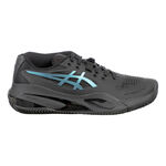 ASICS Tennisschuhe ASICS Gel-Resolution X Night Energy Sandplatzschuh Damen-Schwarz,Blau