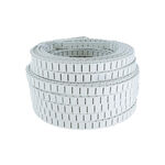 Tegra Platzbedarf Tegra Ideala III 5 Cm Breit,Weiß,Mit Bodenanker In L-Form Bodenanker-Silber