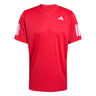 Club 3Stripes Tee T-Shirt - rot, wei&szlig;