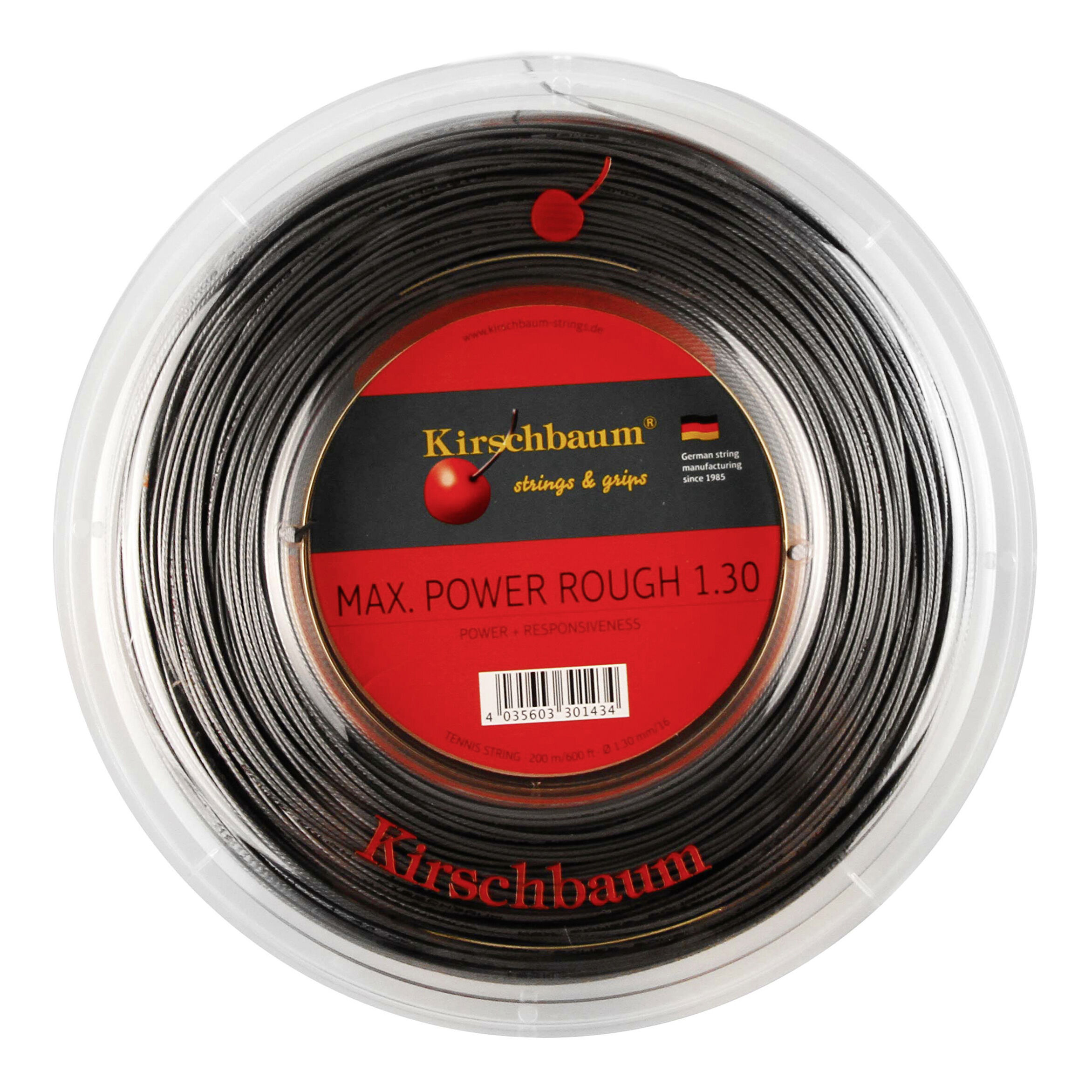 0,54€/m Kirschbaum Max Power 1,30 mm 200 m Tennissaiten Tennis Strings 