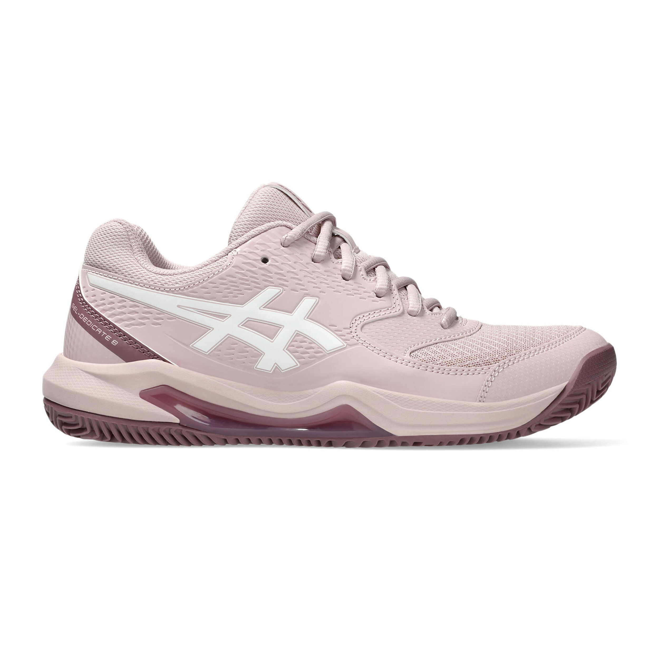 ASICS Gel Dedicate 8 Clay Sandplatzschuh Damen Altrosa Mauve online kaufen Tennis Point DE