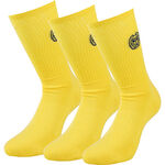 BIDI BADU Bekleidung BIDI BADU Matayo Crew Tech Sportsocken 3er Pack Herren-Gelb,Schwarz