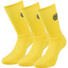 Matayo Crew Tech Sportsocken 3er Pack Herren-Gelb,Schwarz