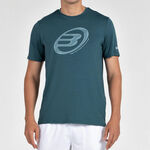 Bullpadel Bekleidung Bullpadel Lande T-Shirt Herren-Dunkelgrün