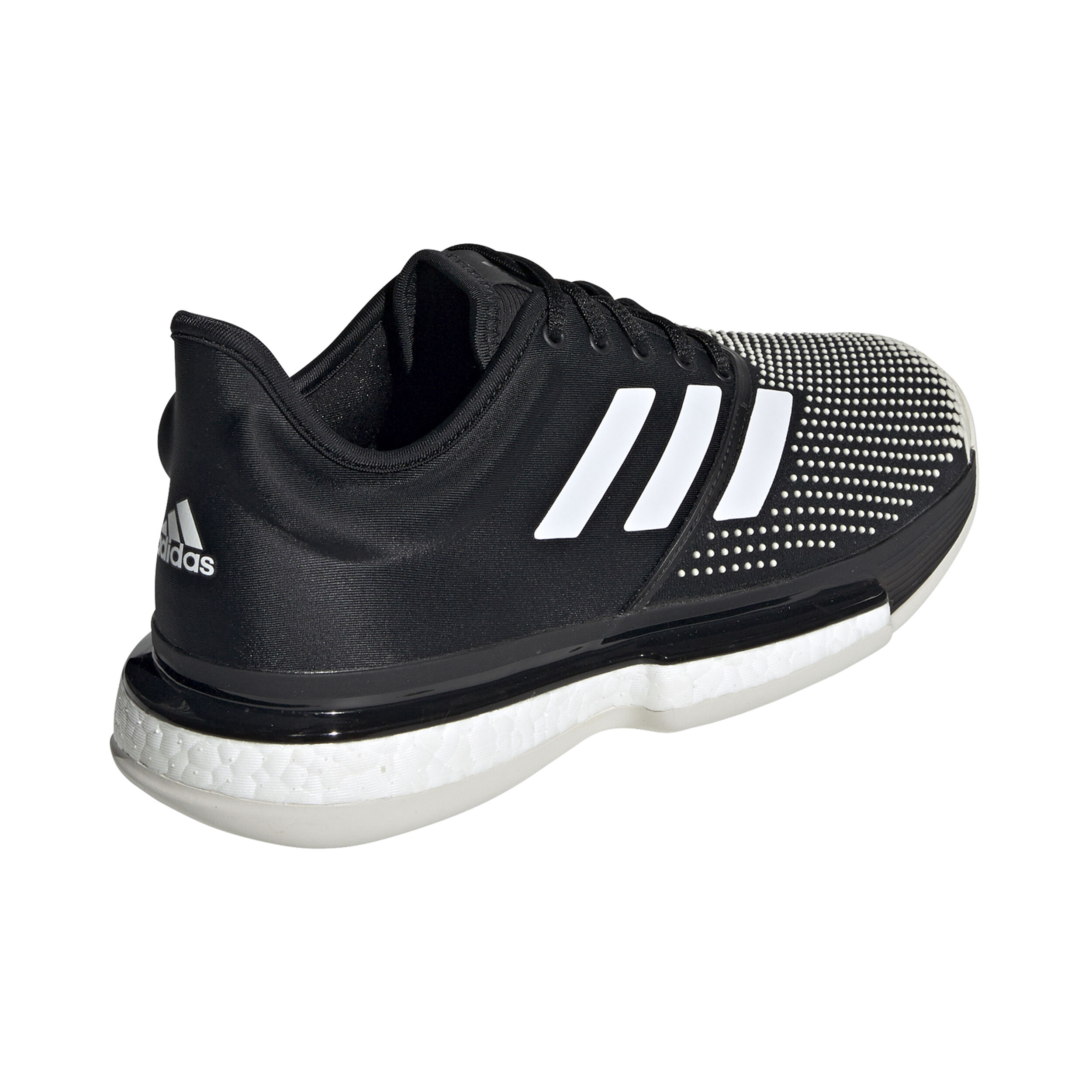 SoleCourt Boost Clay Sandplatzschuh Herren Schwarz WeiB
