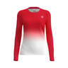 Crew Gradiant Longsleeve M&auml;dchen-Rot,Wei&szlig;