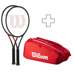 Wilson Schlägerpaket Wilson Clash 100L V3.0 Turnierschläger