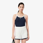 Lacoste Bekleidung Lacoste Tank-Top Damen-Dunkelblau,Wei&szlig;