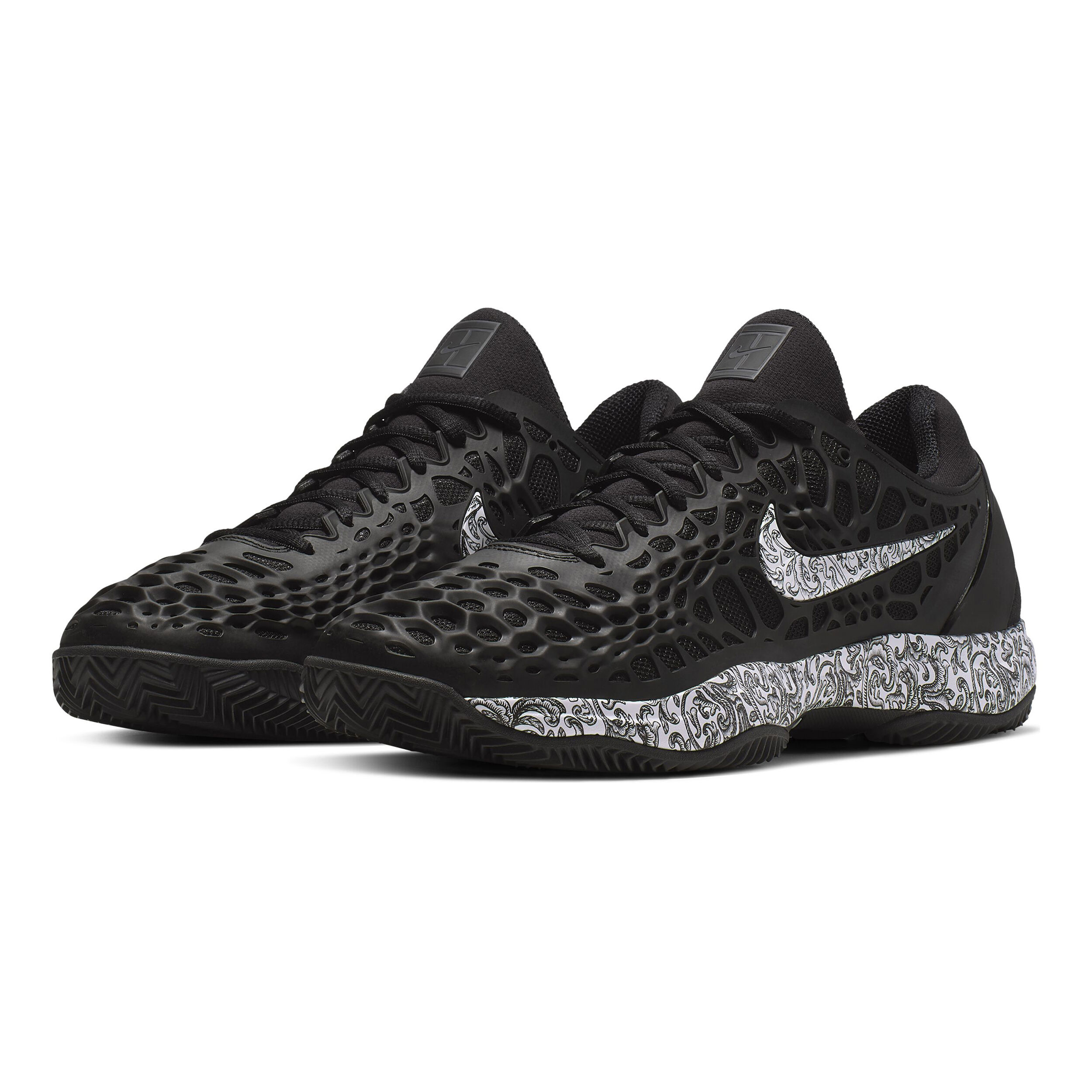 Nike Zoom Cage 3 Clay Sandplatzschuh Herren Schwarz Dunkelgrau online kaufen Tennis Point DE