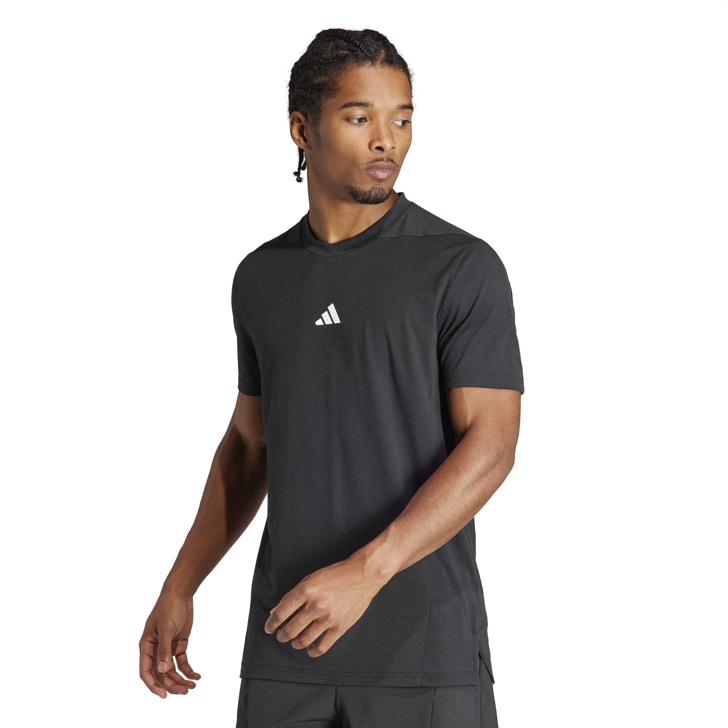 D4T T Shirt Herren Schwarz