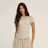 All Day T-Shirt Damen-Beige