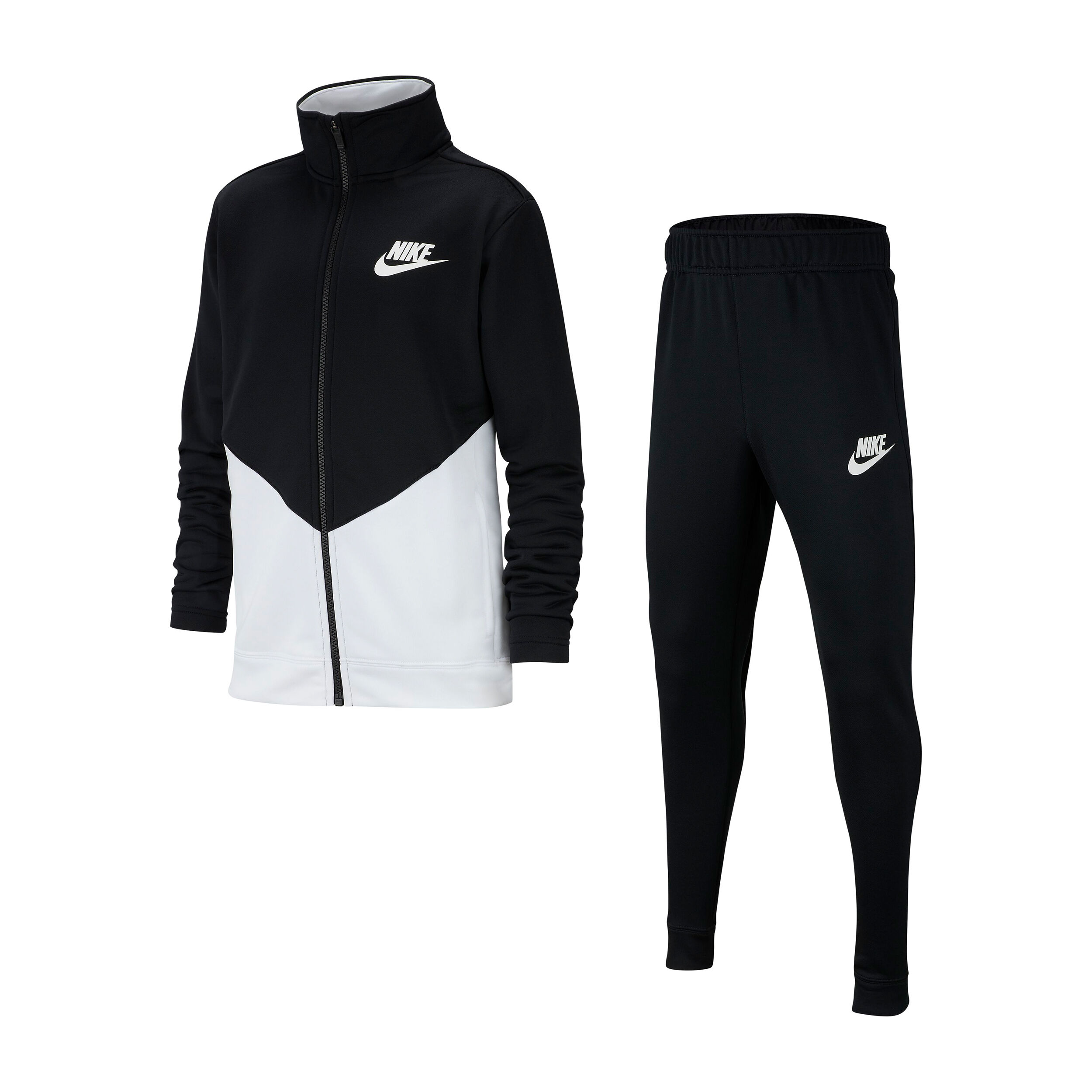 Black and white tracksuit nike on sale