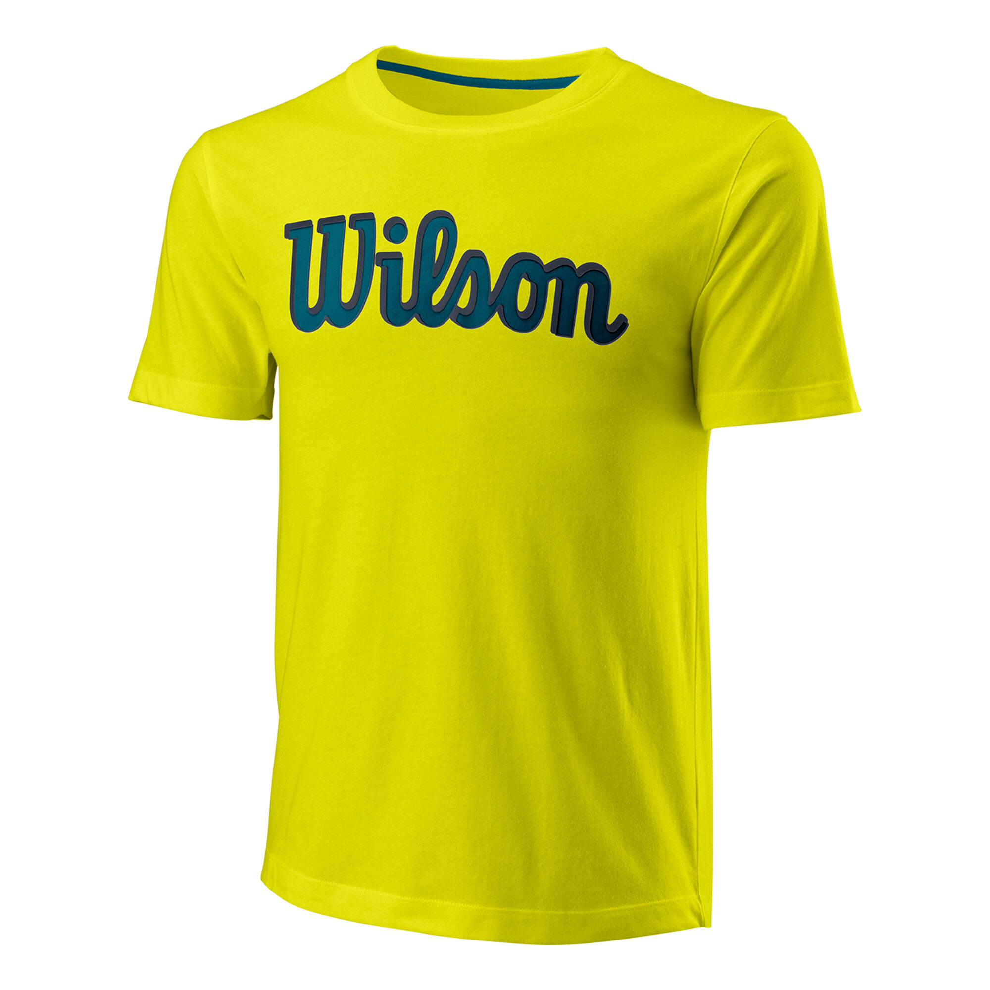 Wilson Script Eco Slimfit TShirt Herren Gelb, Blau online kaufen