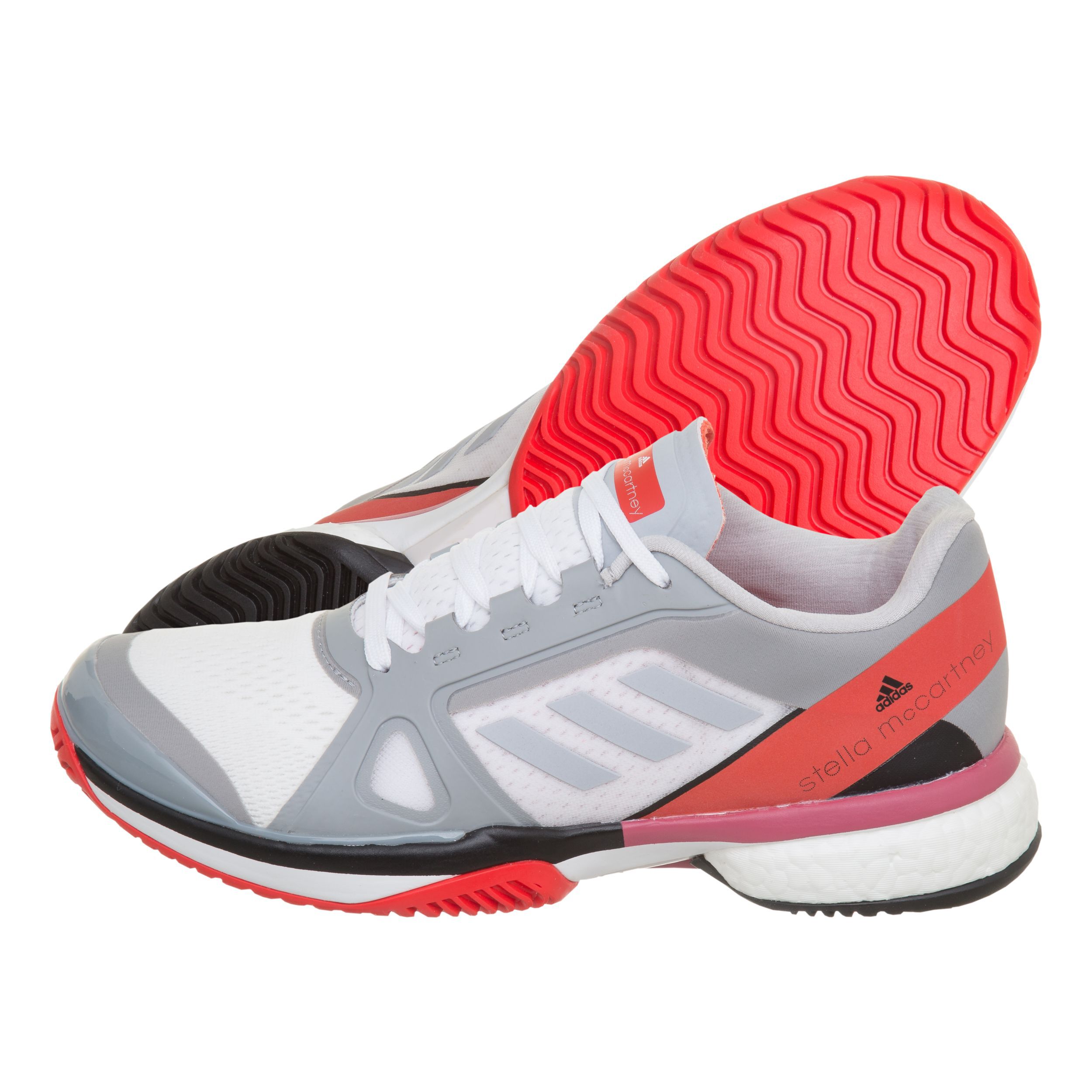 Stella McCartney Barricade Boost Allcourtschuh Damen Hellgrau Rot