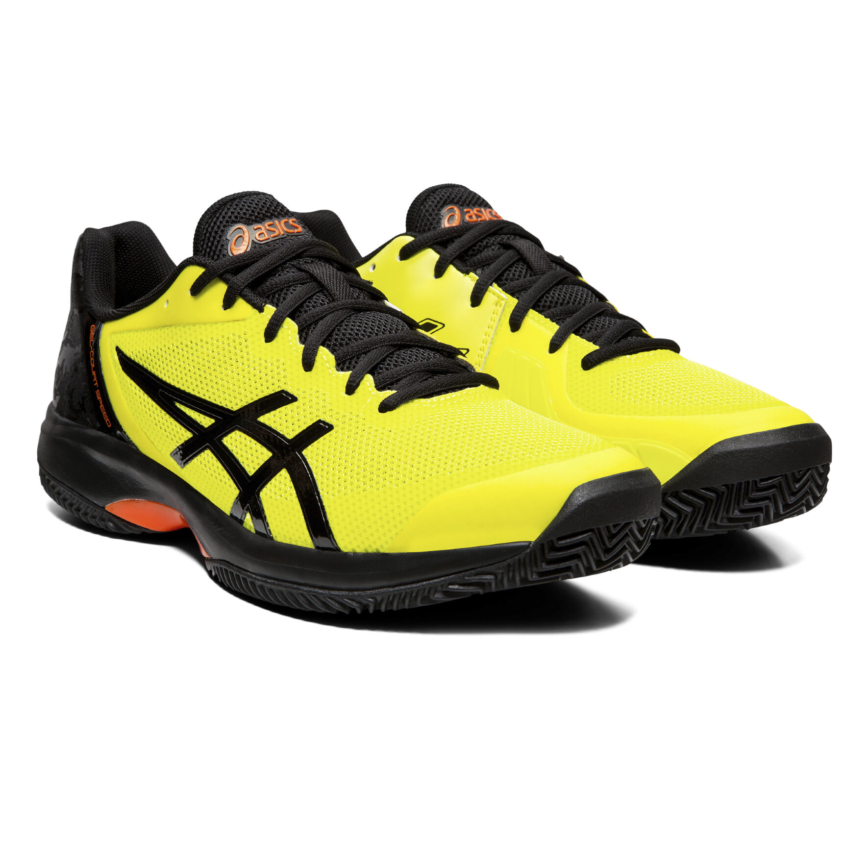 Gel Court Speed Clay Sandplatzschuh Herren Gelb Schwarz