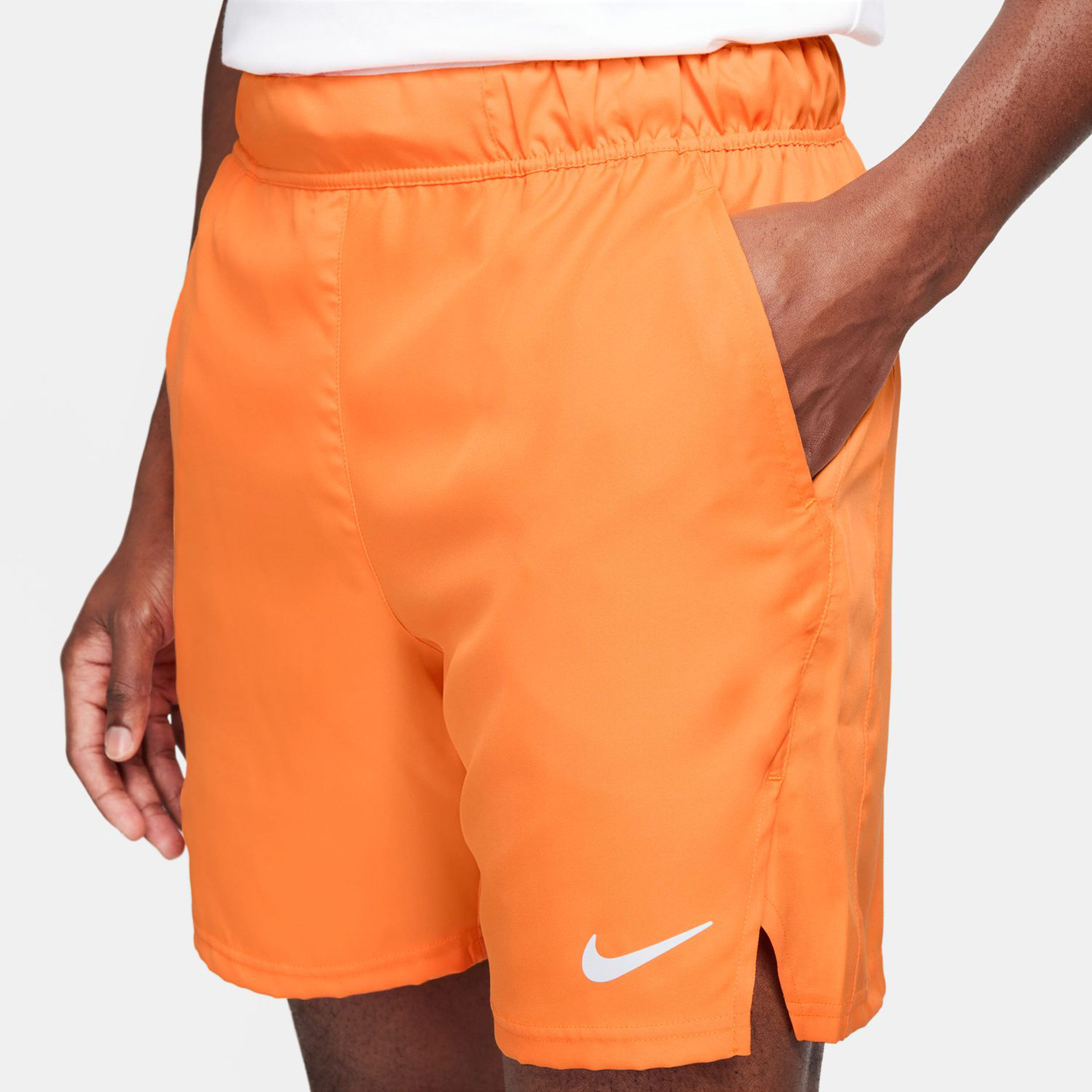 White and orange nike shorts sales