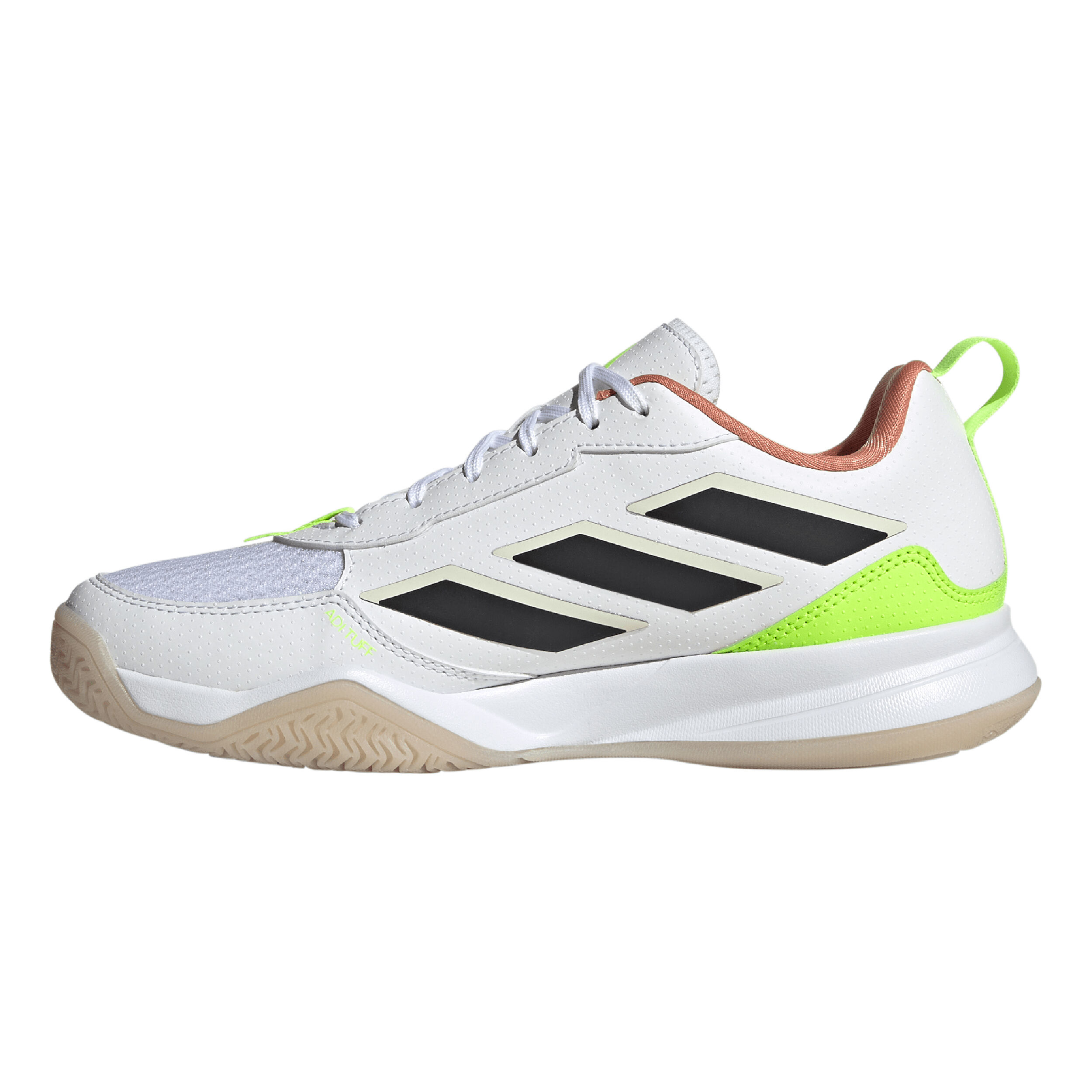 AvaFlash Allcourtschuh Damen WeiB Neongrun
