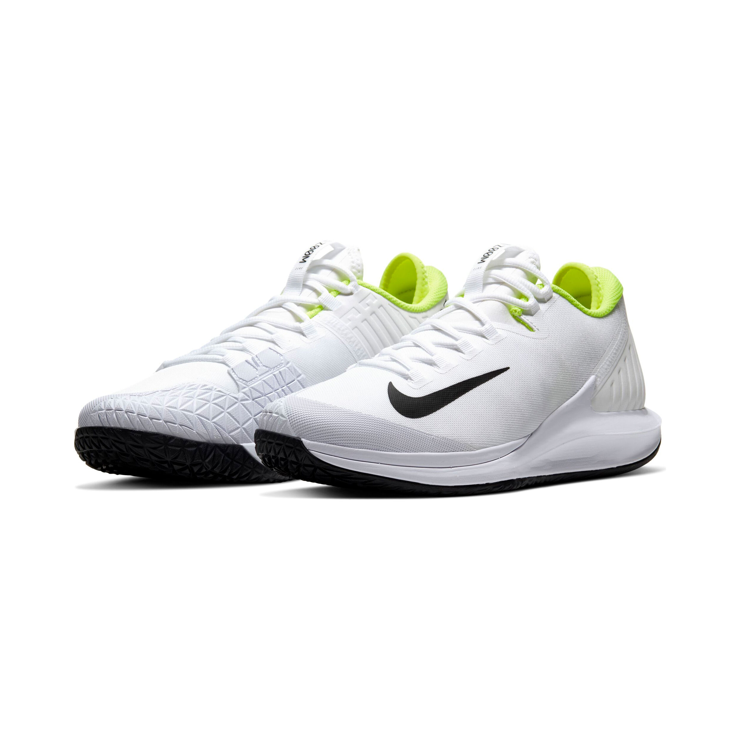 Air Zoom Zero Allcourtschuh Herren WeiB Neongrun