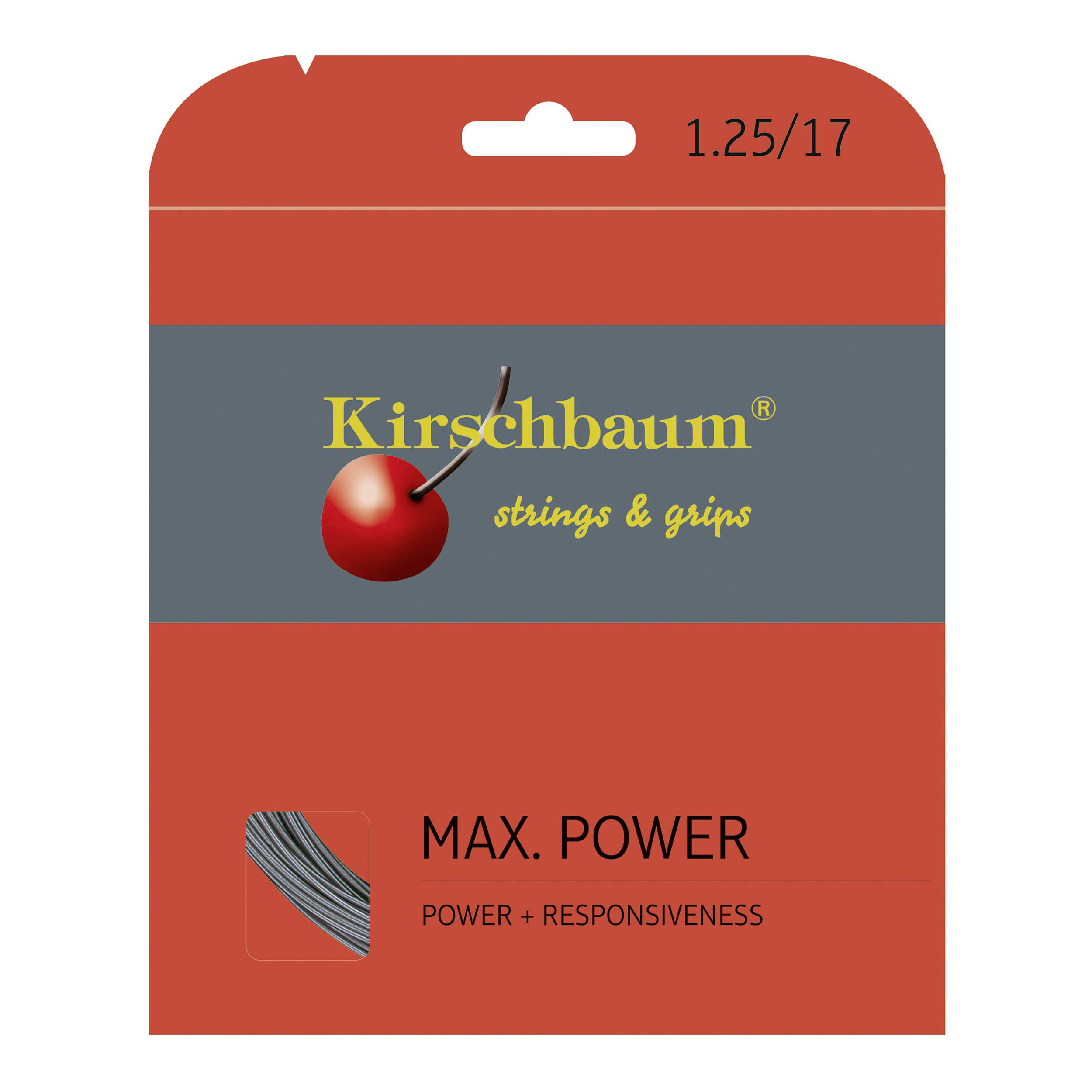 Kirschbaum Saitenset Max Power 12 m Anthrazit 0105260217500010 