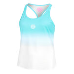 BIDI BADU Bekleidung BIDI BADU Crew Gradiant Tank-Top Damen-Türkis,Weiß