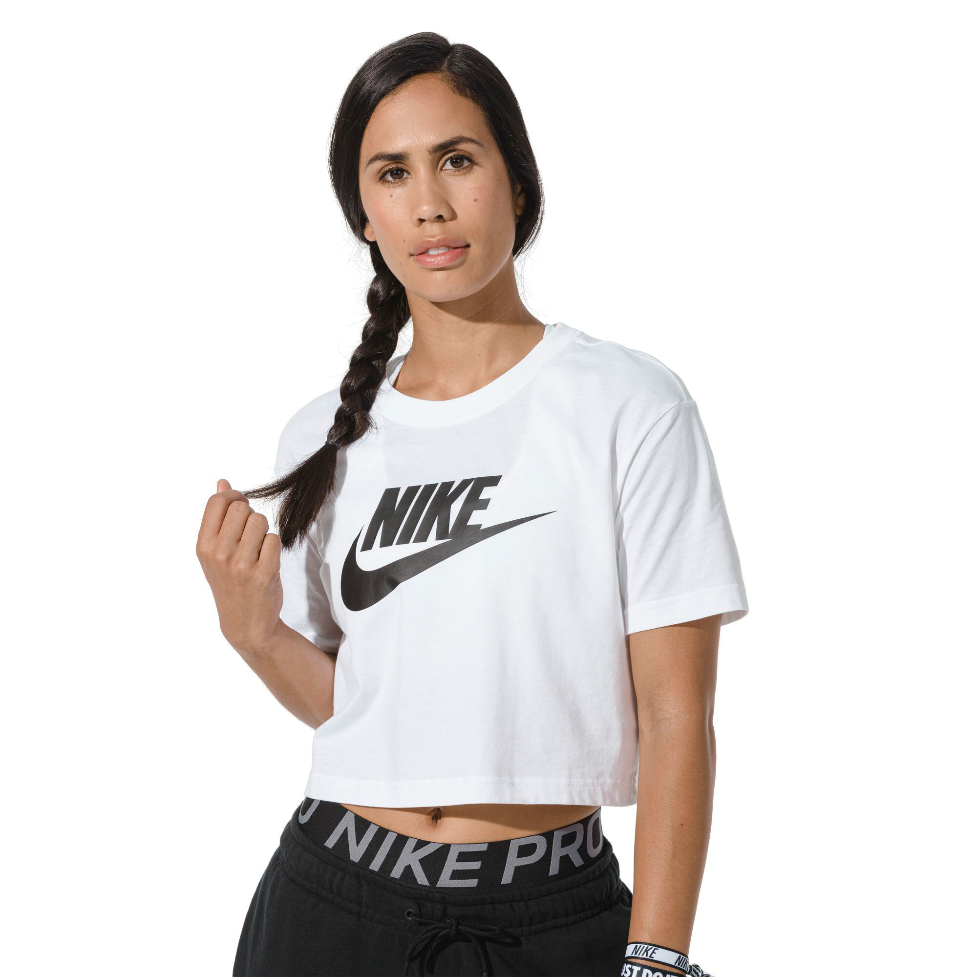 T shirt crop top nike on sale
