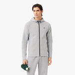 Lacoste Bekleidung Lacoste Full Zip Sweatjacke Herren - grau, 