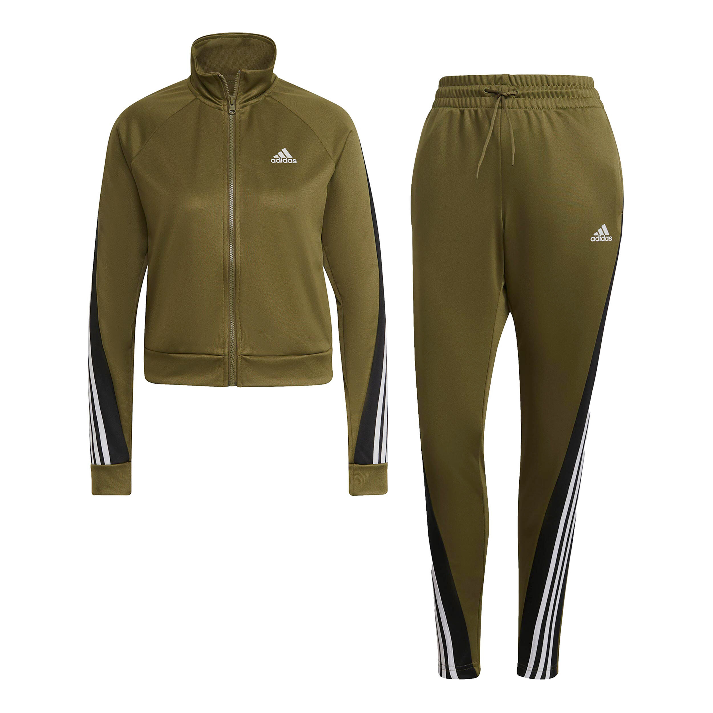 Adidas tracksuit women khaki 2025