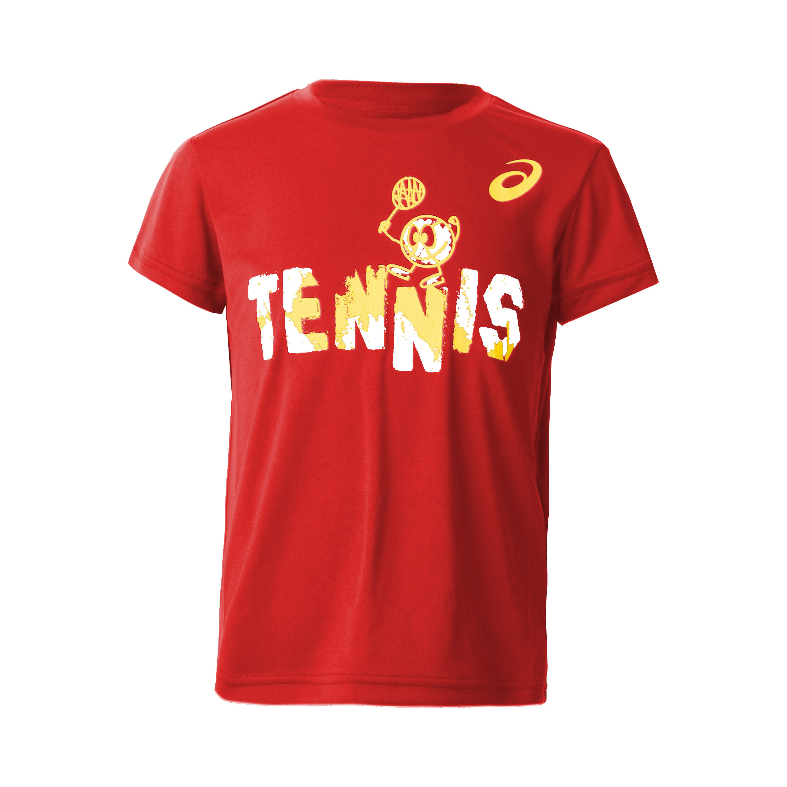 Asics t shirt junior rouge new arrivals