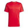 Club 3Stripes T-Shirt Herren - rot, 