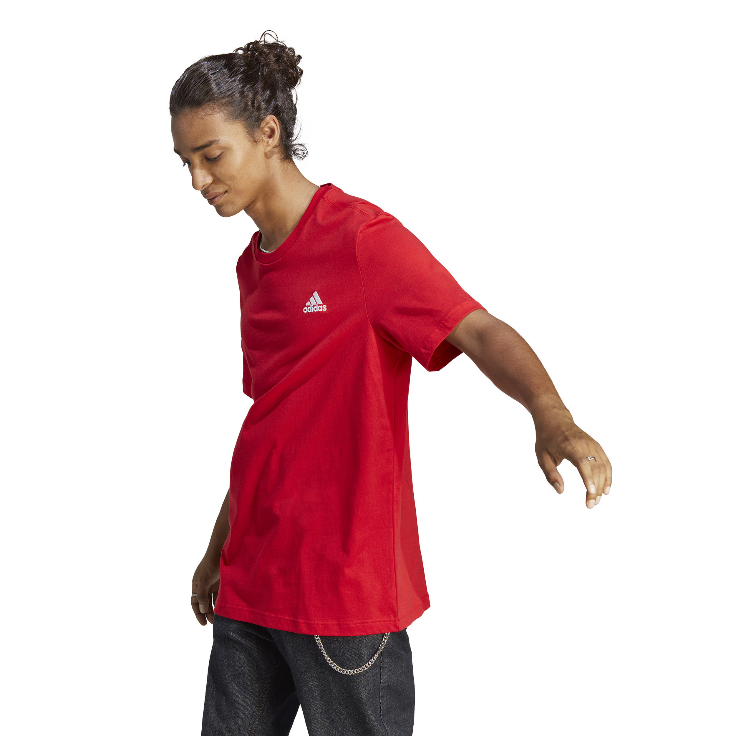 adidas Sleeveless Single Jersey T Shirt Herren Rot online kaufen Tennis Point DE
