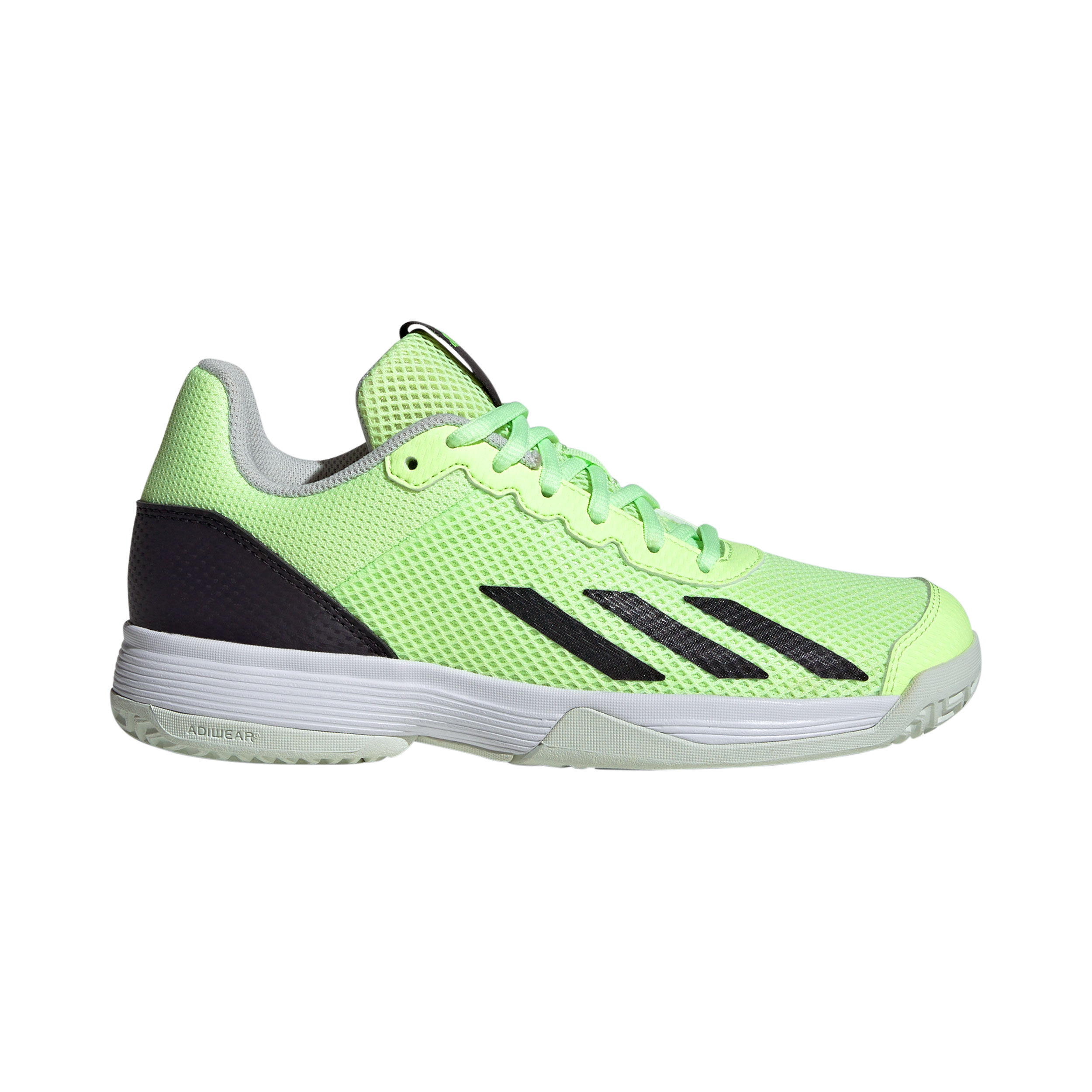 adidas Courtflash Allcourtschuh Kinder Hellgrun Schwarz online kaufen Tennis Point DE