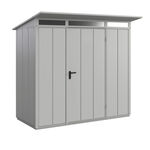 Hörmann Gerätehaus Hörmann Set Berry Modern-P,Typ1 Gerätehaus-Weißaluminium