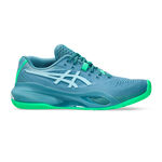 ASICS Padelschuhe ASICS GEL-RESOLUTION X PADEL Padelschuh Herren-blaugrau, neongr&uuml;n