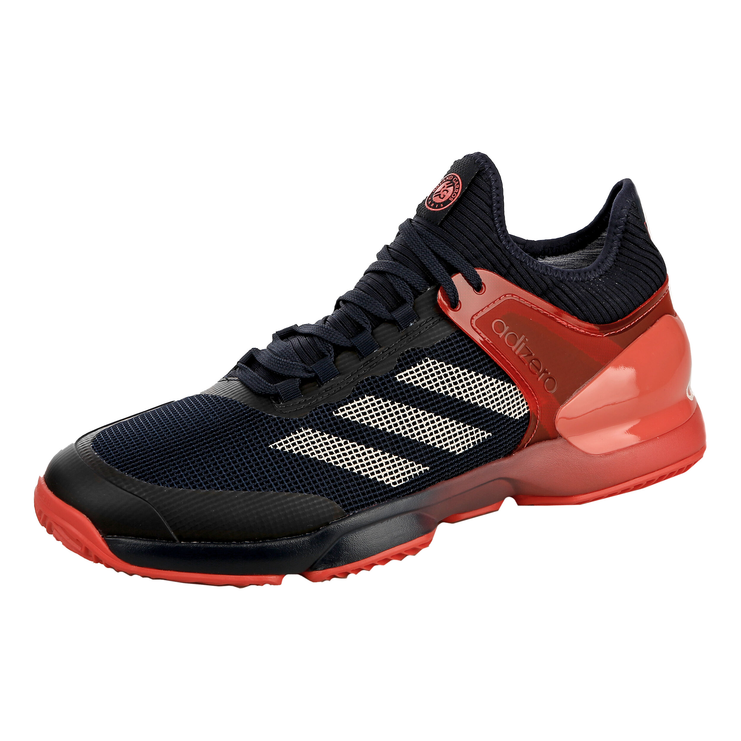 Adizero Ubersonic 2 Clay Sandplatzschuh Herren Schwarz Rot