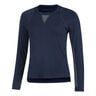 High Low Breezy Longsleeve Damen - dunkelblau, 