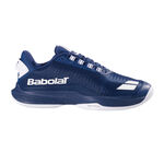 Babolat Tennisschuhe Babolat JET T2 PRM AC Allcourtschuh Herren-dunkelblau, wei&szlig;