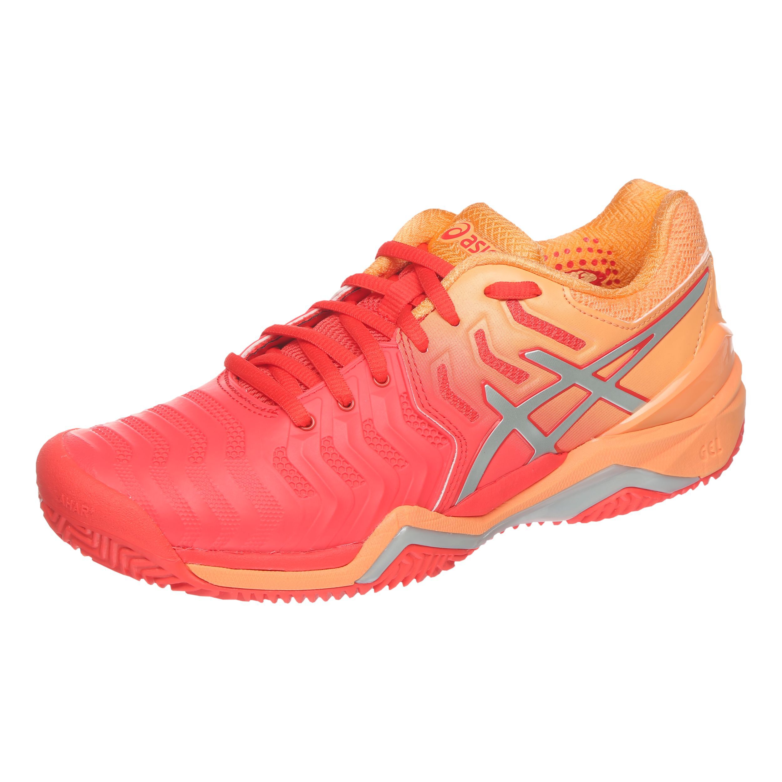 Gel Resolution 7 Clay Sandplatzschuh Damen Koralle Apricot