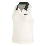 Nike Bekleidung Nike Court Dri-FIT Slam Tank-Top Damen-Creme,Braun