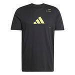 adidas Bekleidung adidas Graphic T-Shirt Herren-Schwarz,Limette